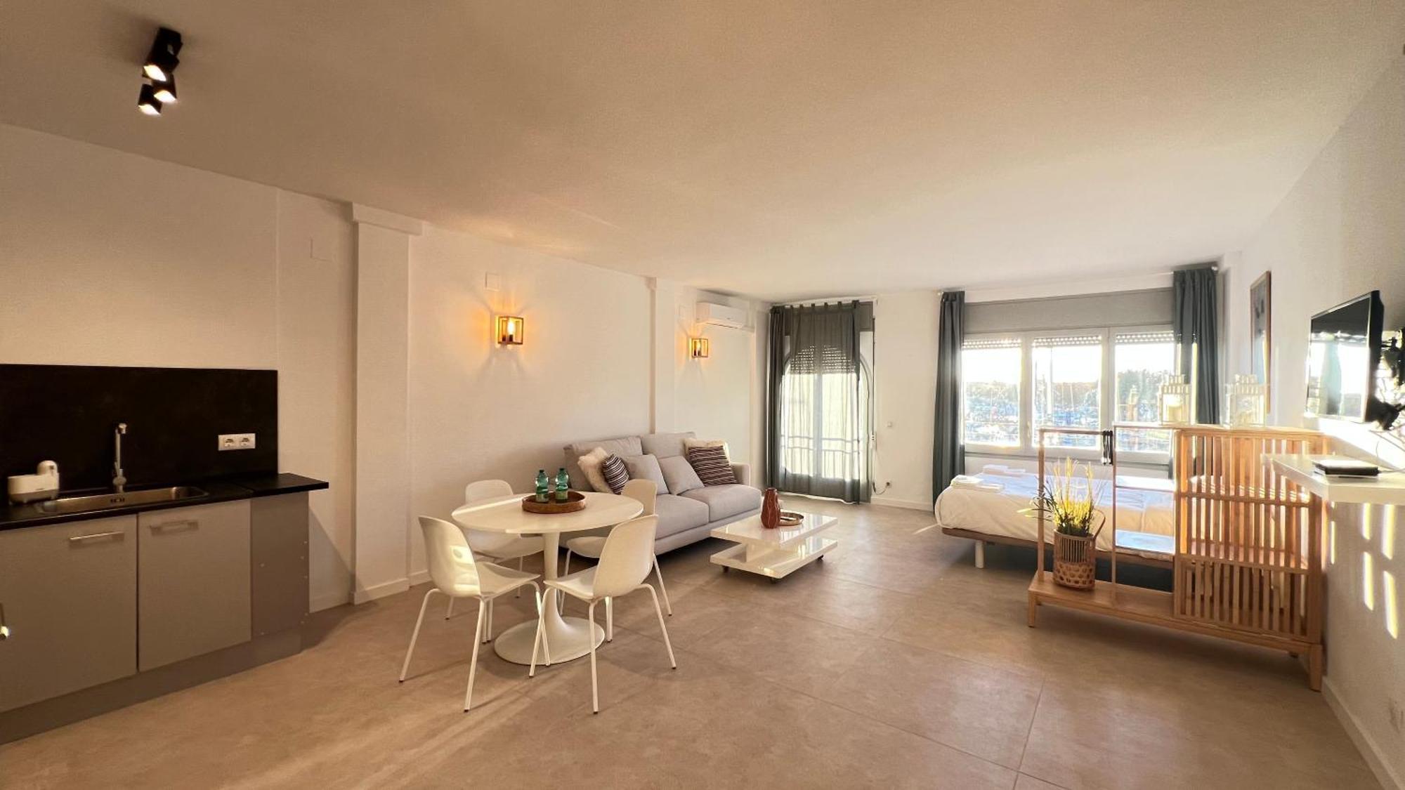 Estudio Frente Al Canal Con Terraza Empuriabrava Dış mekan fotoğraf