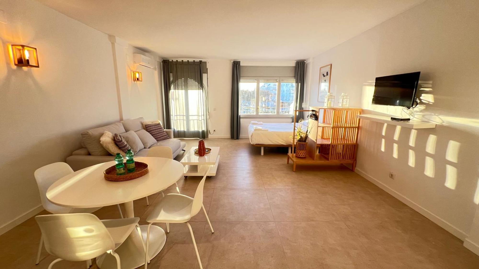 Estudio Frente Al Canal Con Terraza Empuriabrava Dış mekan fotoğraf